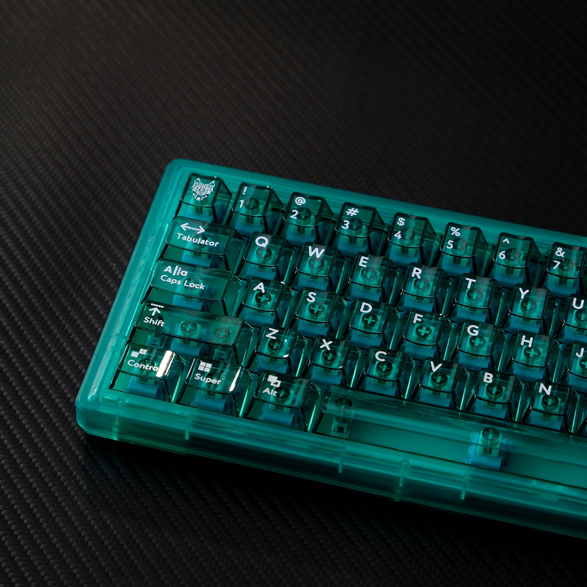 Green Transparent Keycaps - Thumbnail 3