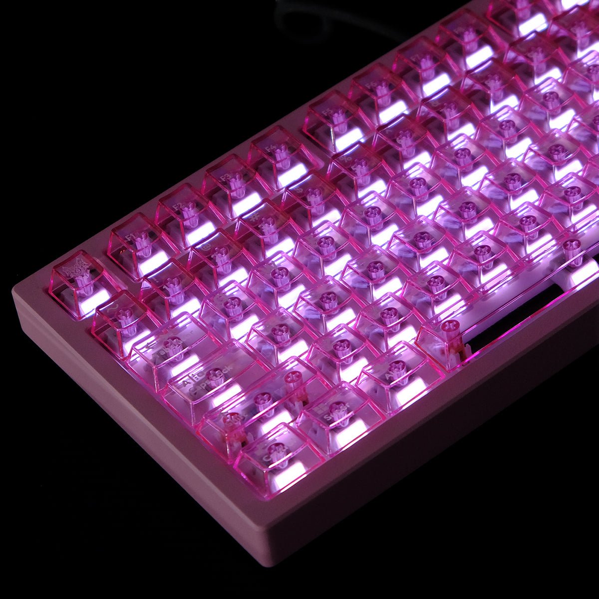Pink Transparent Keycaps - Thumbnail 5