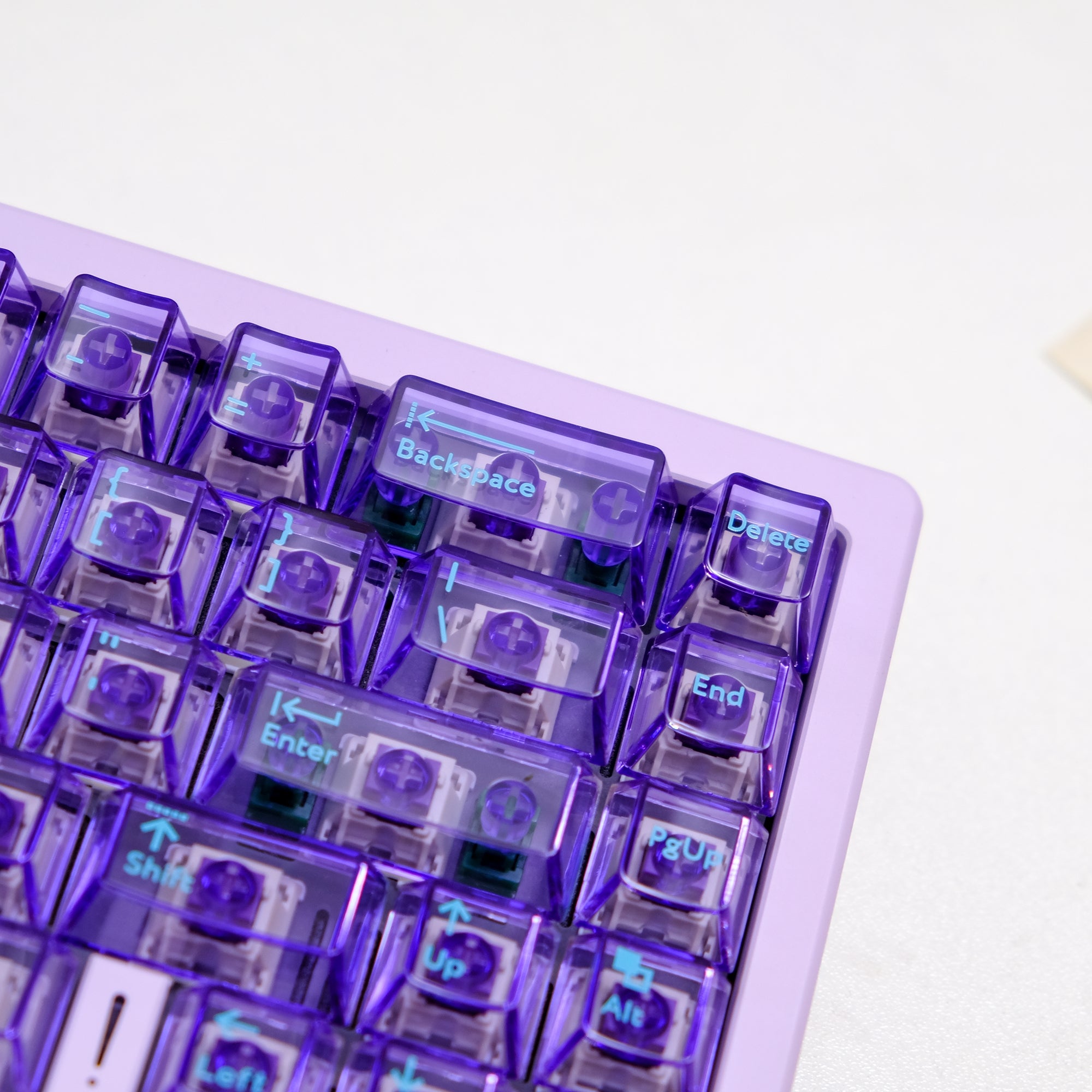 Purple Transparent Keycaps - Thumbnail 4