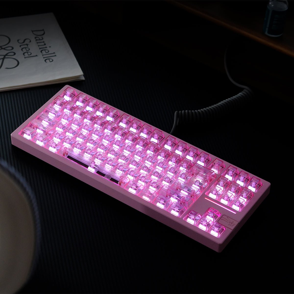 Pink Transparent Keycaps - Thumbnail 4