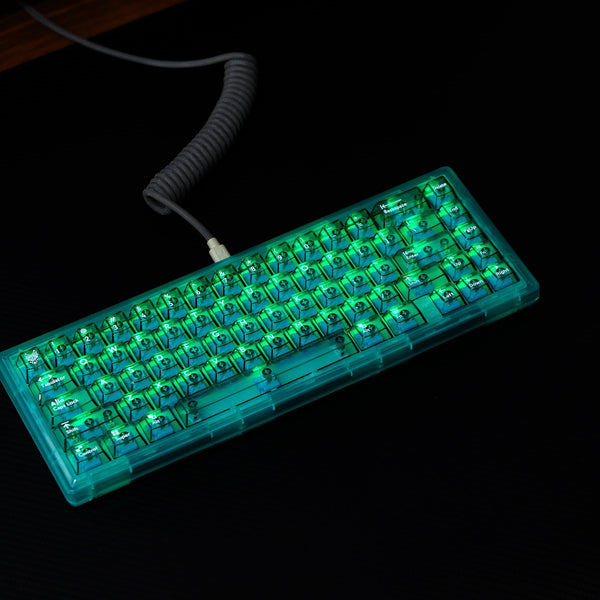 Green Transparent Keycaps