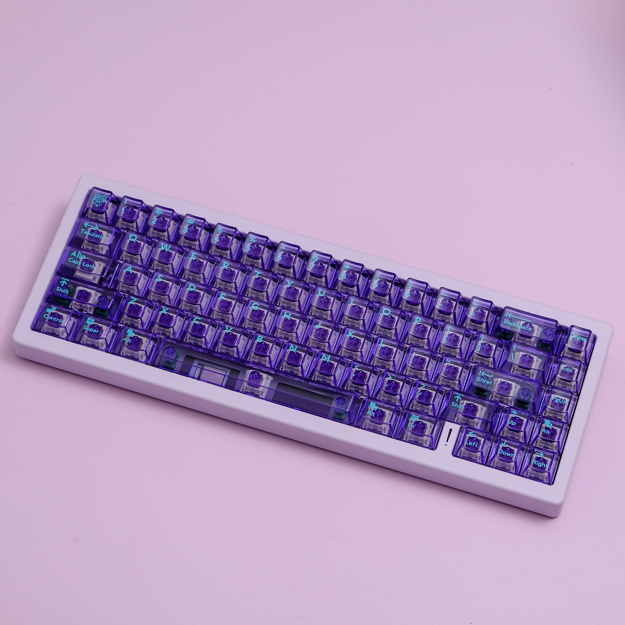 Purple Transparent Keycaps - Thumbnail 2