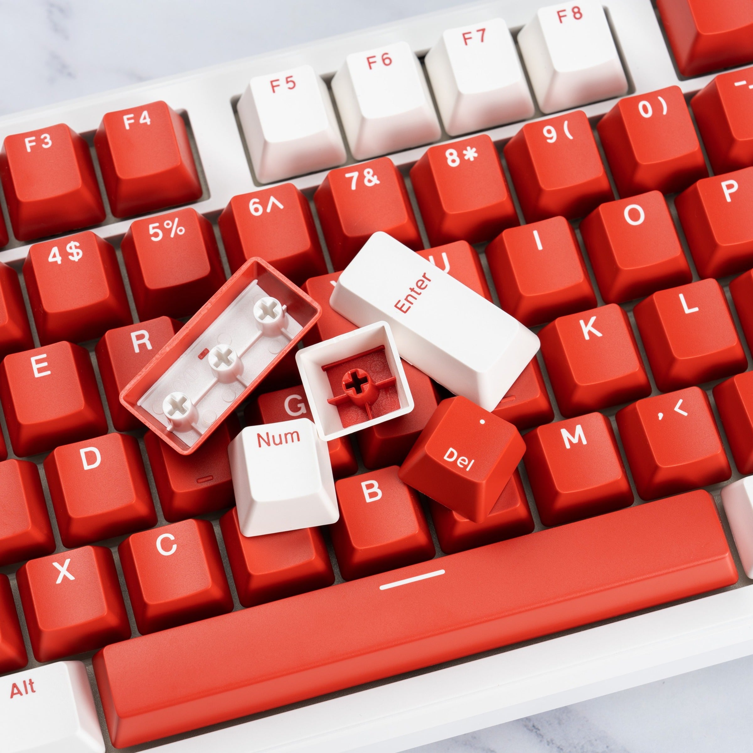 Classic Red Keycaps
