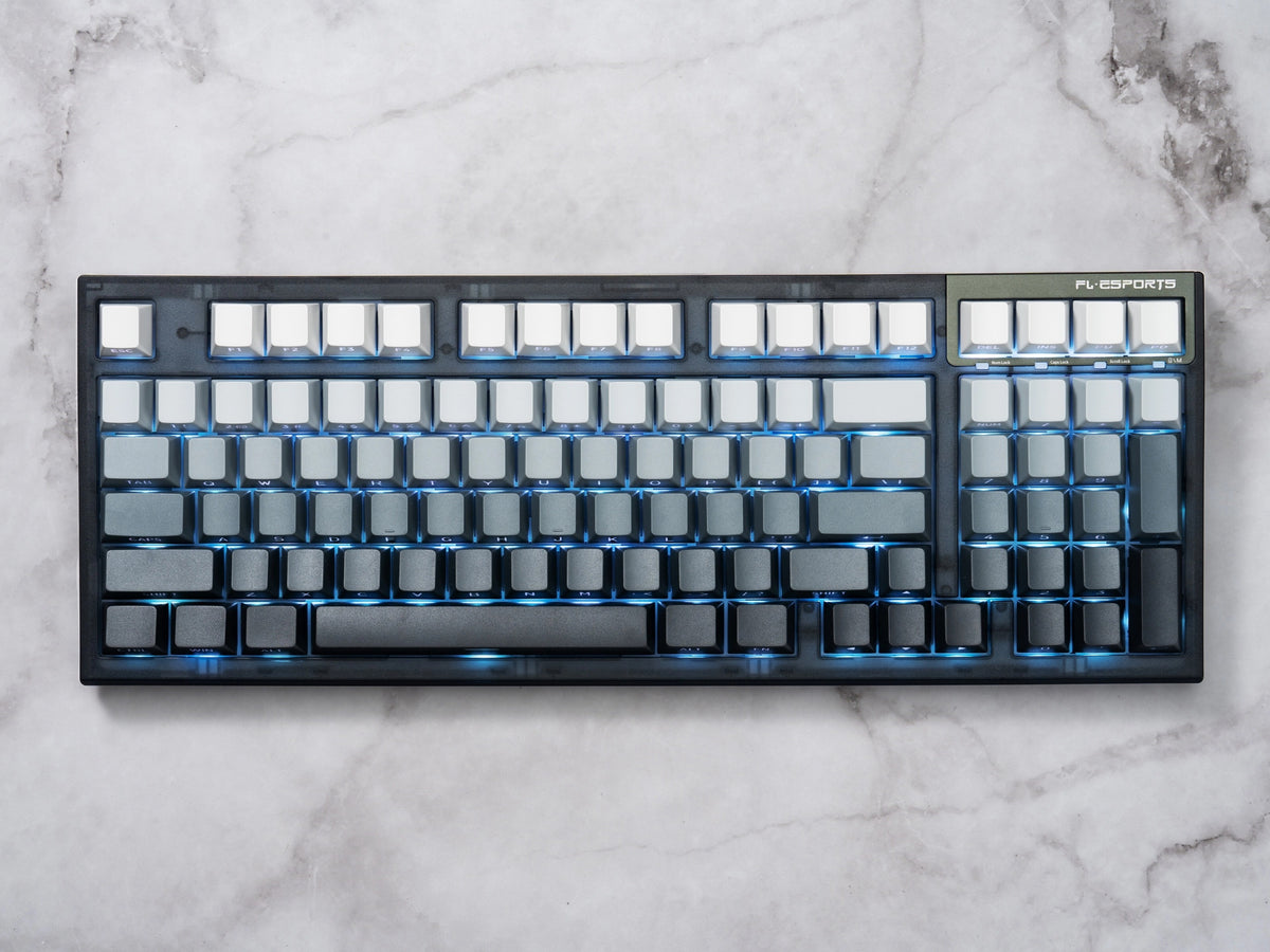 FL980V2 RGB lighting and precision-molded keyboard case