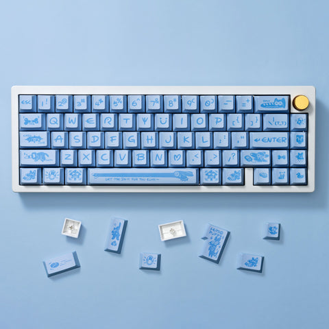 Blue Puppy Keycaps