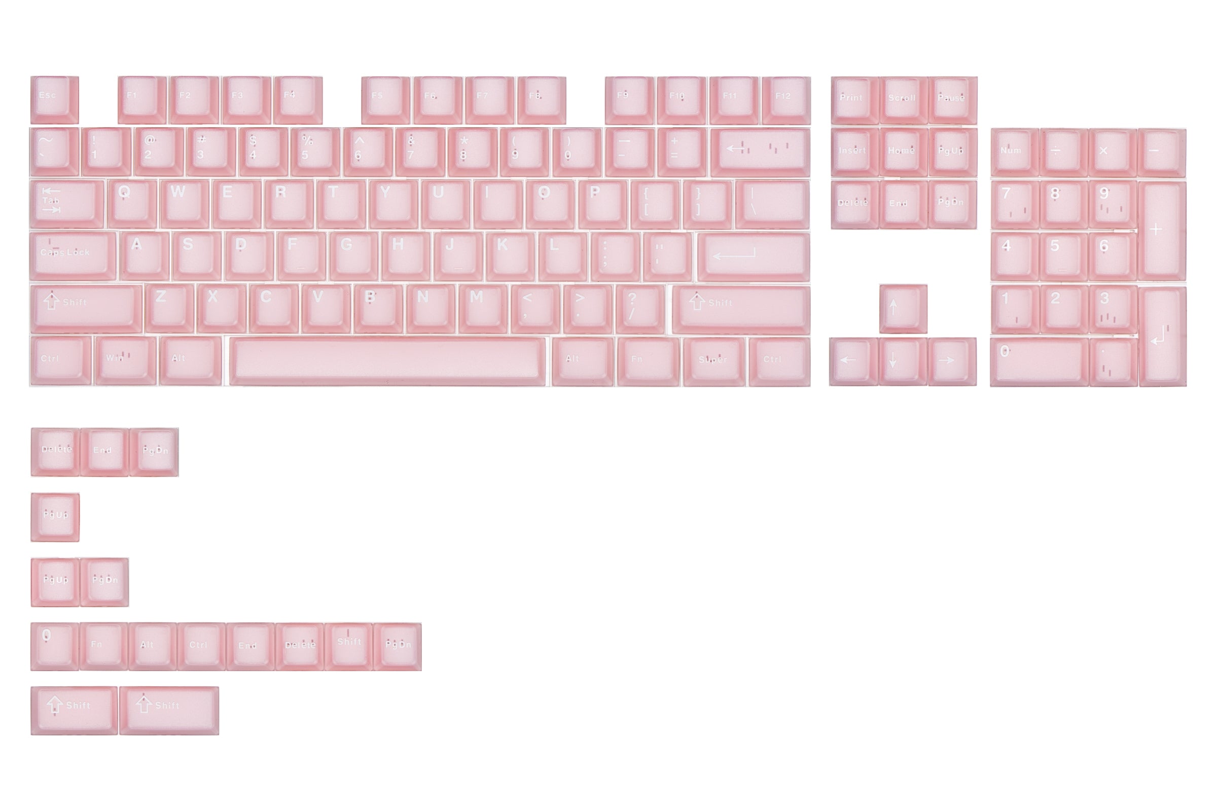 Cherry Blossom Pink R2 Keycaps - Thumbnail 2