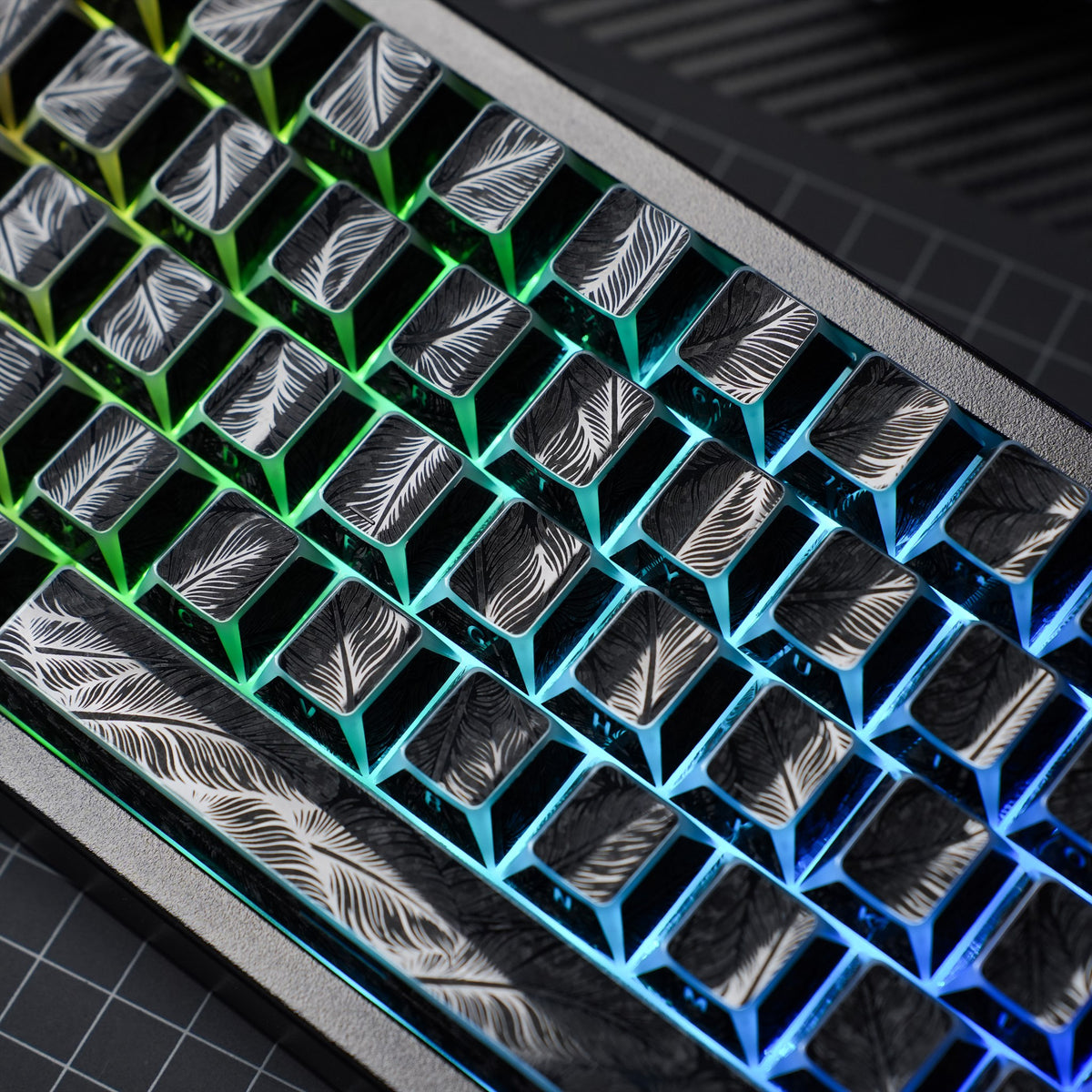 Cloud Feather Keycaps