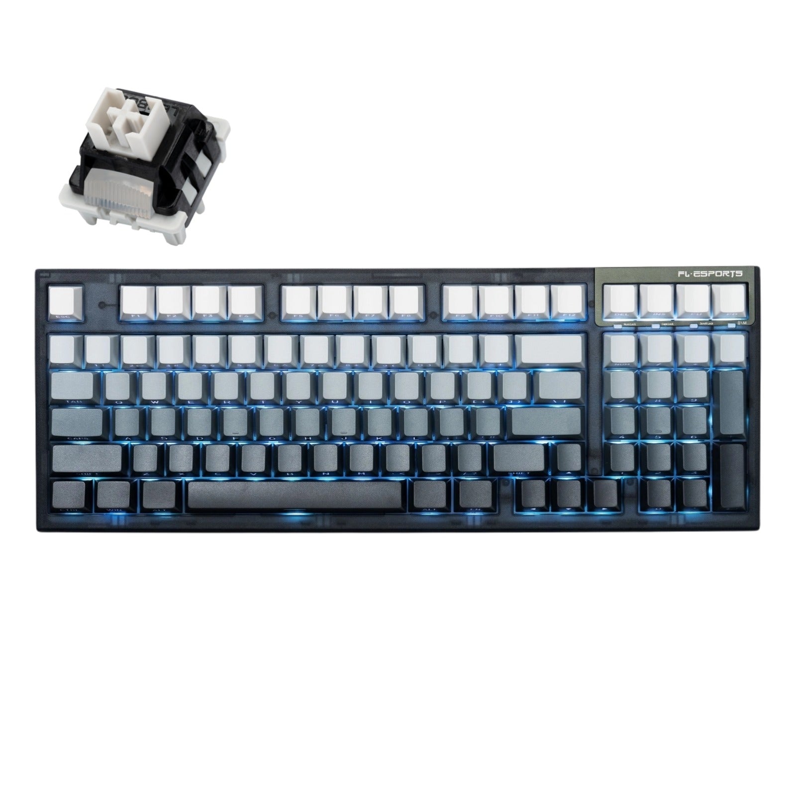 超静音タイプ　カスタムキーボード　FL980V2 fl980v2-mechanical-gradient-